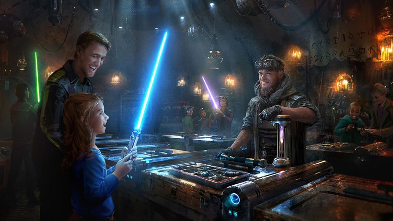 Savi's Workshop Handbuilt Lightsabers in Star Wars Galaxy's Edge