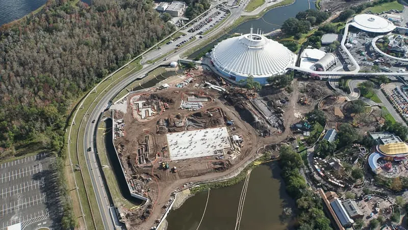 Tron Roller Coaster Construction Update February 2019 Magic Kingdom site