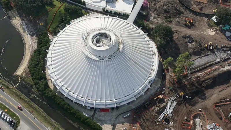 Tron Roller Coaster Construction Update February 2019 Magic Kingdom Space Mountain