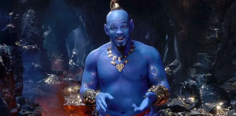 Will Smith as Blue Genie Aladdin