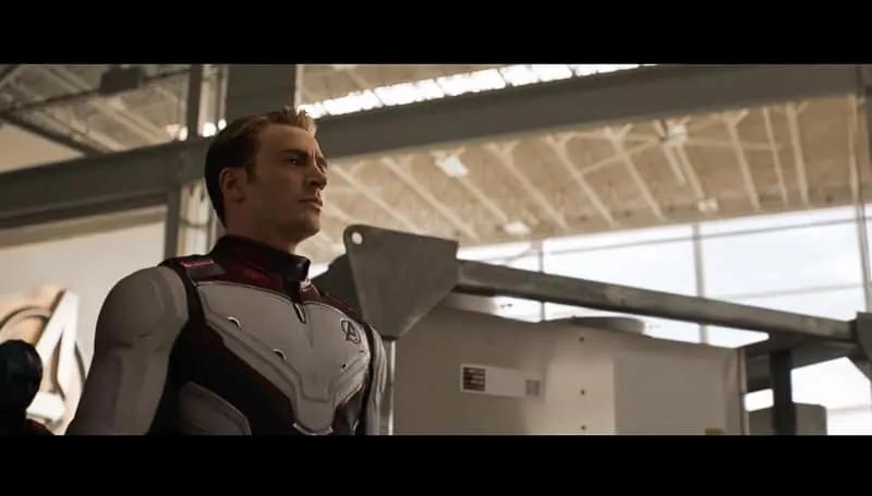 Avengers End Game official trailer Captain America white suit
