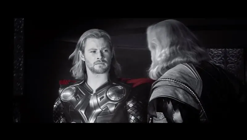 Avengers End Game official trailer Thor and Odin