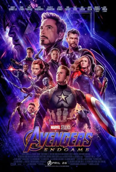 Avengers: End Game poster