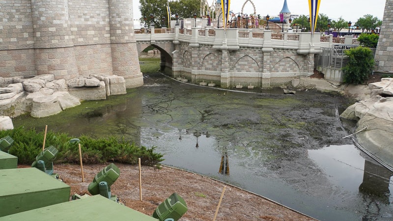 pathway behind Cinderella Castle construction update march 2019 