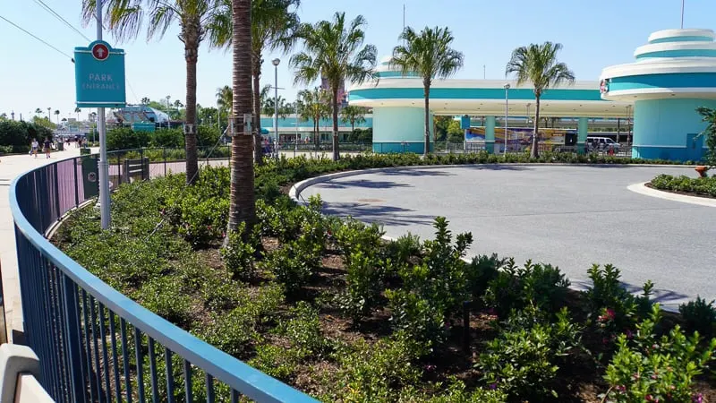 Hollywood Studios Parking Lot construction update March 2019 bus station loop