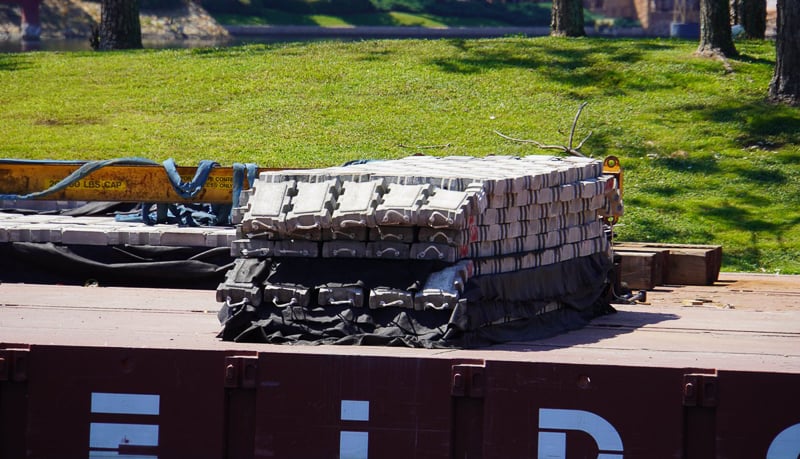 Illuminations replacement Epcot Forever construction update March 2019 mats