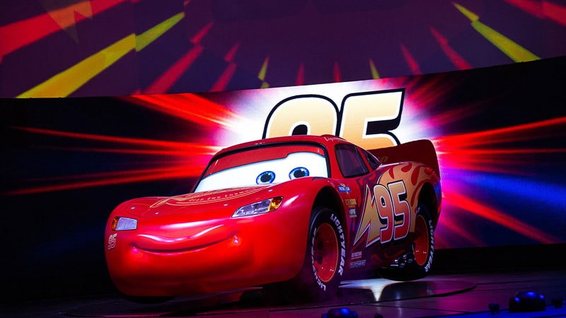 Look at Lightning McQueen from in new Hollywood Studios attraction