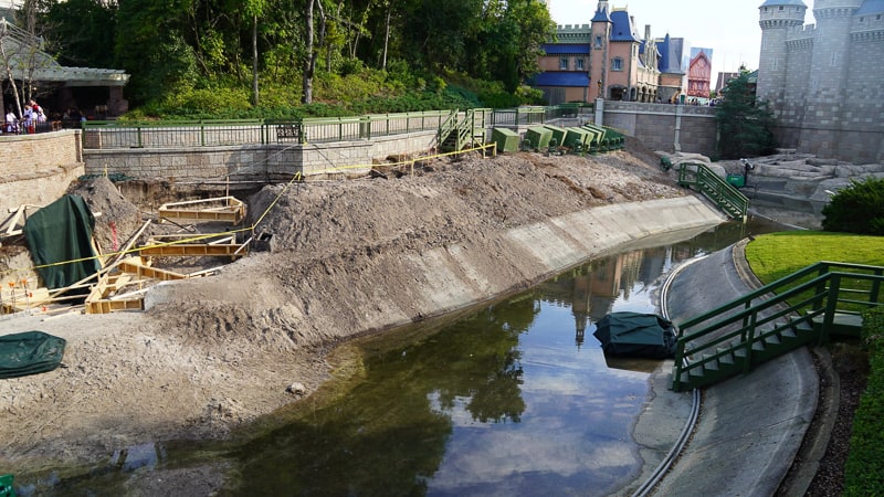 Update for Cinderella Castle Pathway widening Magic Kingdom April 2019