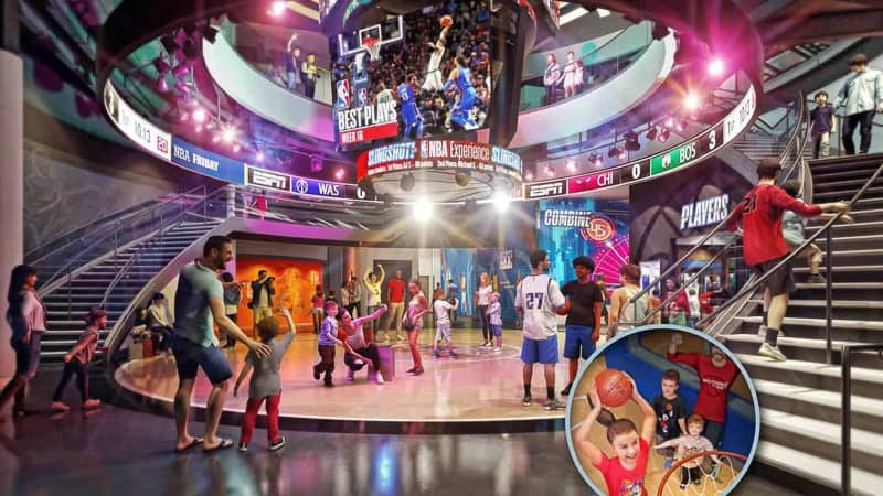 NBA Experience concept art inside