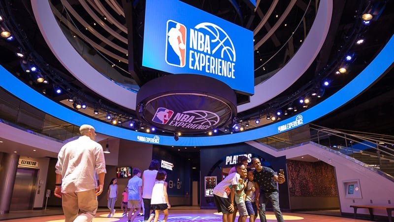 NBA Experience Disney Springs Entrance