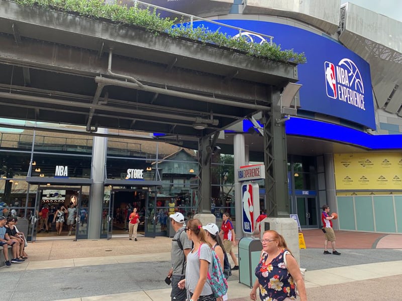 outside NBA Experience Store