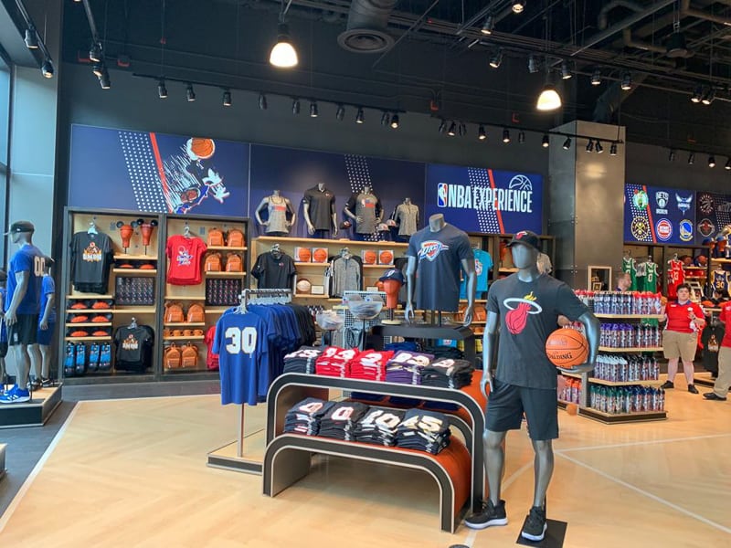 NBA Experience Store inside