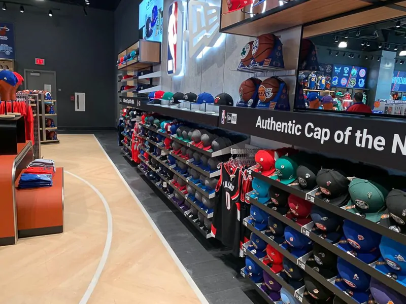 NBA Experience Store hats