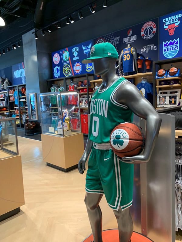 Celtics at NBA Experience Store