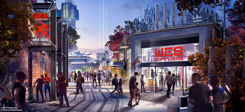 Avengers Campus Disney S Marvel Land Opening Rides Details