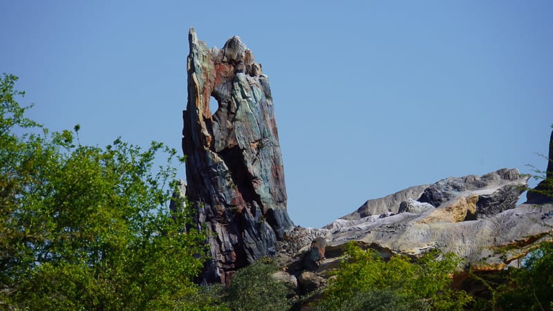 Star Wars Galaxy's Edge Construction Update March rock spire