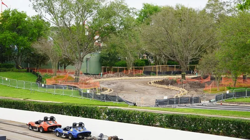 Tron Roller Coaster Construction Update March 2019 Tomorrowland Speedway construction