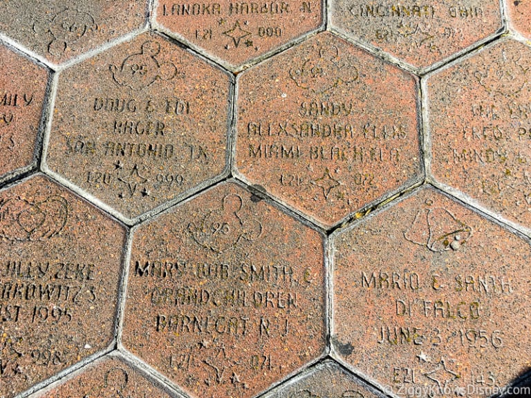 commemorative brick disney world