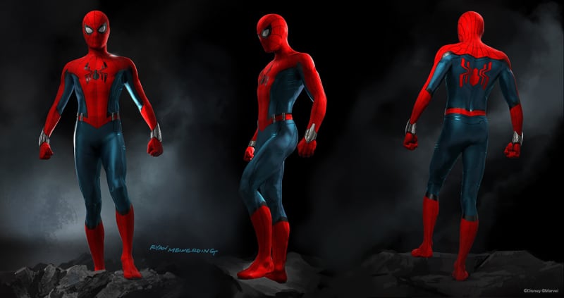 Spider-Man attraction concept art Disneyland Paris and Disney California Adventure