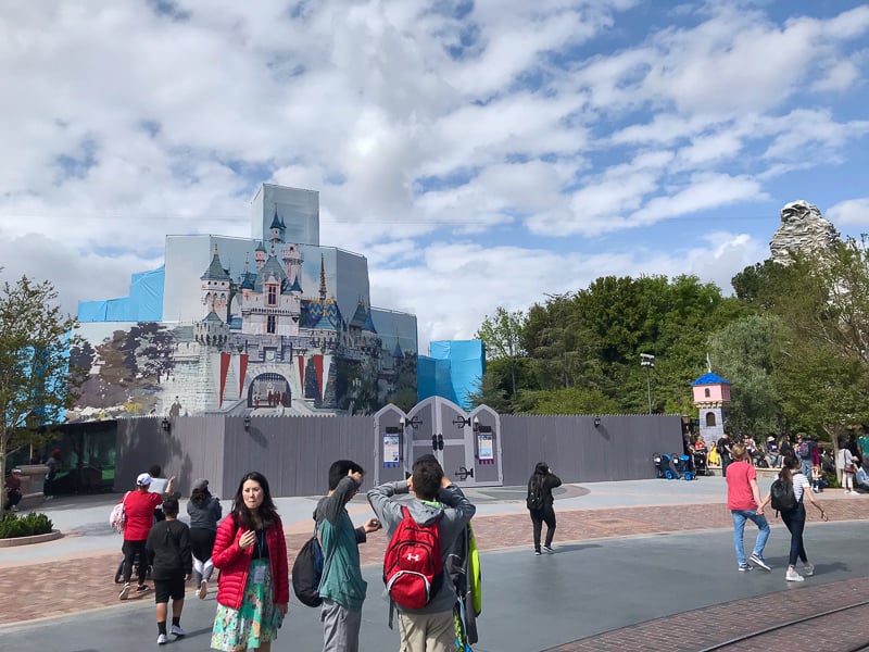 Disneyland Castle Refurb