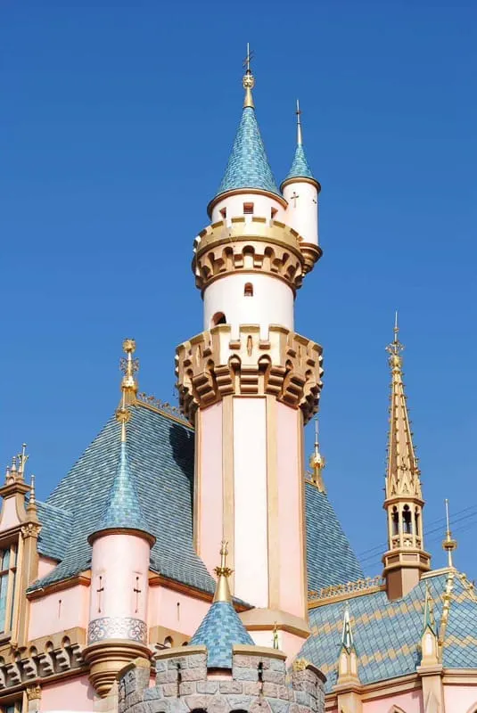 Disneyland Castle Refurb April 2019 steeple