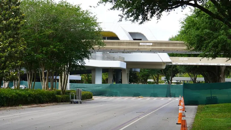 Epcot Entrance Construction Updates April 2019 