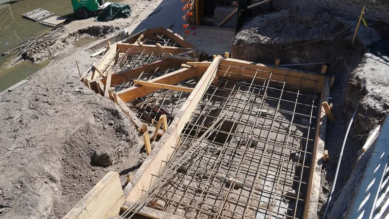 Magic Kingdom Walkway Cinderella Castle Update April 2019 concrete forms
