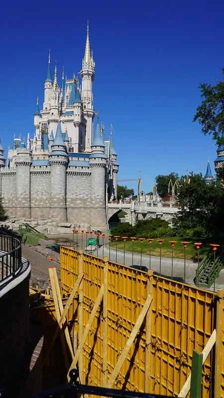 Magic Kingdom Walkway Cinderella Castle Update April 2019