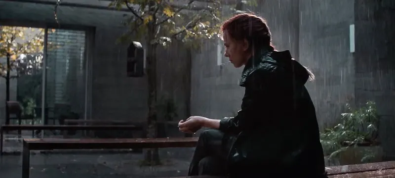 Avengers End Game trailer Black Widow in the rain