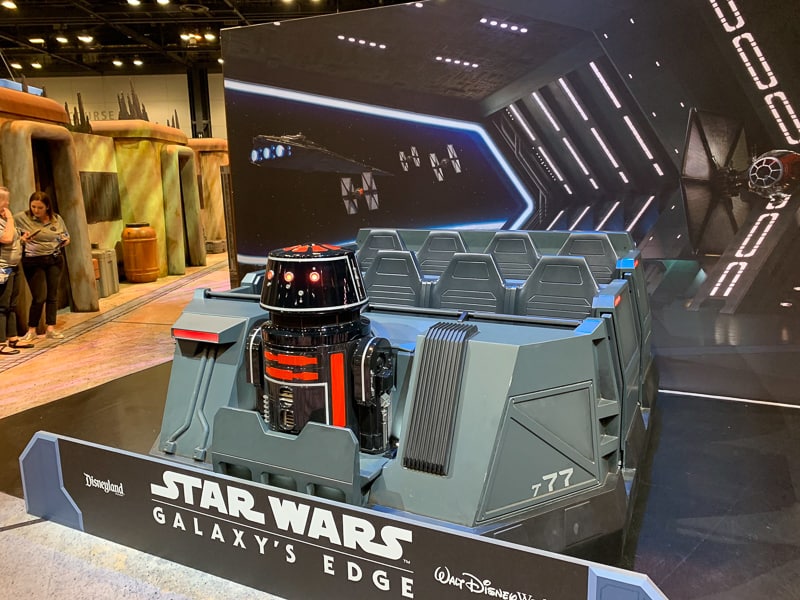 Star Wars Rise of the Resistance Ride vehicle