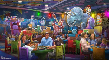 concept art for Roundup Rodeo BBQ in Toy Story Land