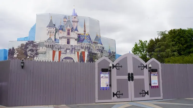 Sleeping Beauty Castle Disneyland updates May 2019