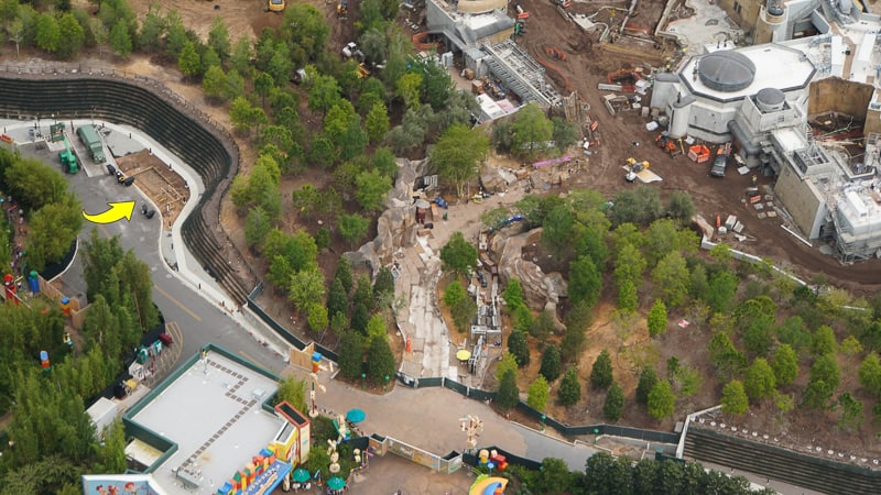 Star Wars Galaxy's Edge Construction Update April 2019 Toy Story Land entrance