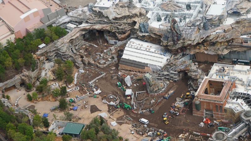 Star Wars Galaxy's Edge Construction Update April 2019 Rise of the Resistance entrance