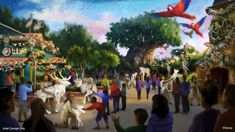 Animal Kingdom Holiday Festival Concept Art