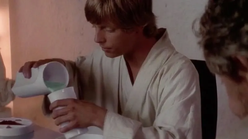 Luke Skywalker and Blue Milk