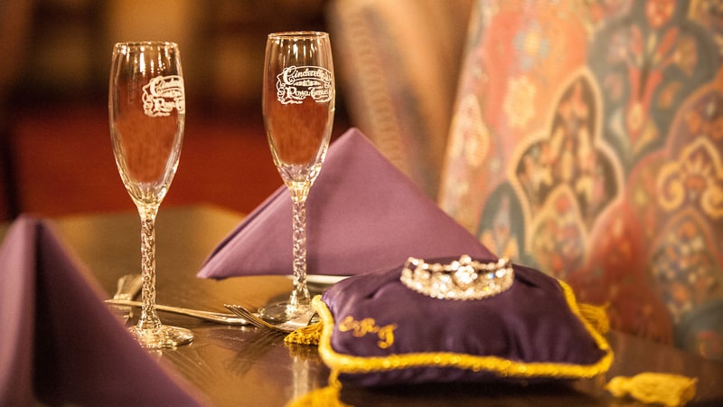 Cinderella's Royal Table Signature Celebration Package drinks