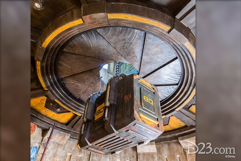 D23 Star Wars Galaxy's Edge Photos Theming Details Easter eggs