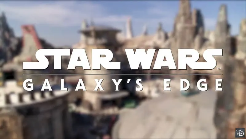 Star Wars Galaxy's Edge dedication ceremony