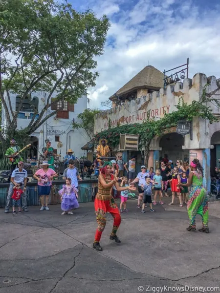 African Street Party in Harambe Village in Africa Animal Kingdom
