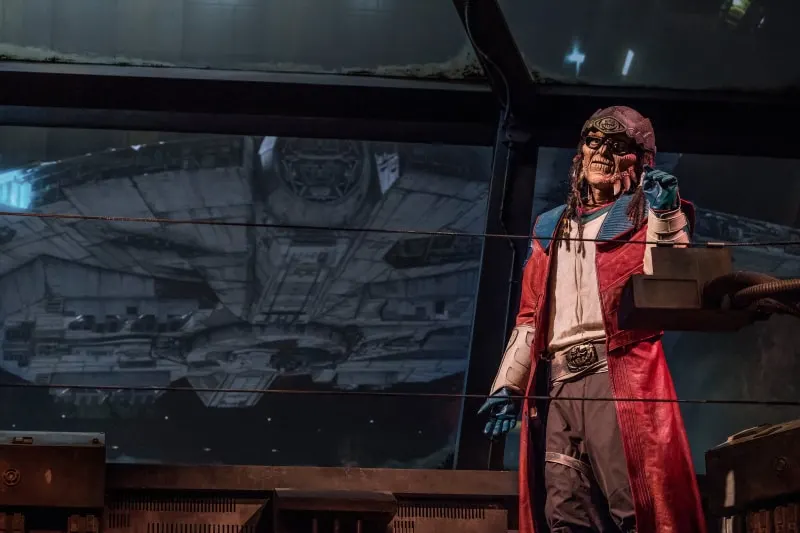 Hondo Animatronic in Millennium Falcon: Smuggler's Run