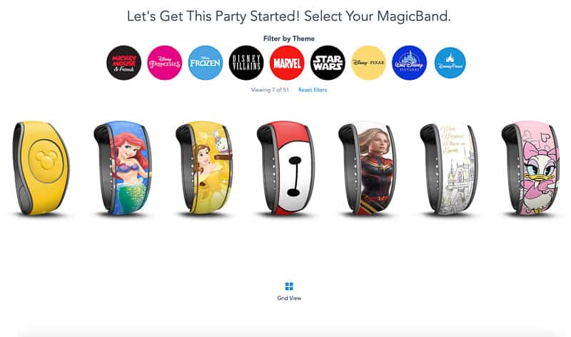 New MagicBand upgrades now available different styles