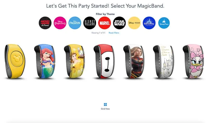 New MagicBand upgrades now available different styles