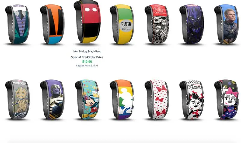 New MagicBand upgrades choices 2