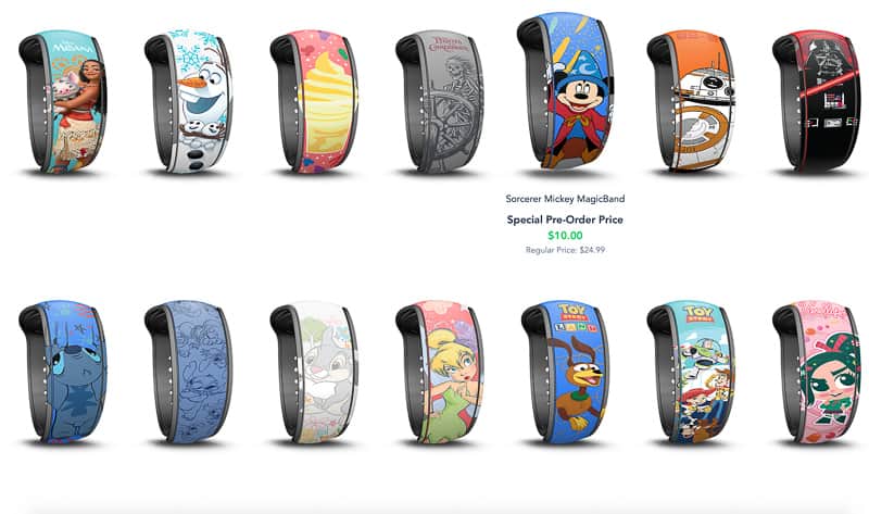 New MagicBand upgrades choices 3