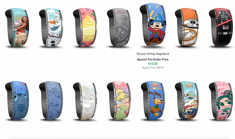 New MagicBand upgrades choices 3