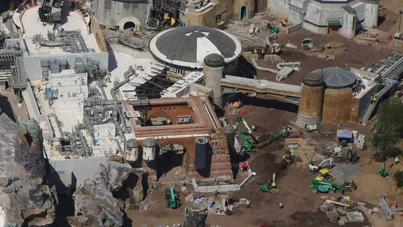 Star Wars Galaxy's Edge Construction Updates May 2019 Docking Bay 7