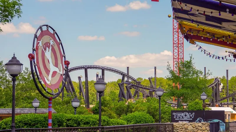 TRON Roller Coaster Update May 2019 from Storybook Circus