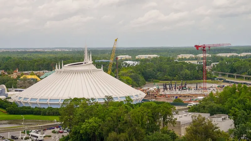 TRON Roller Coaster Construction Update May 2019 TRON aerial