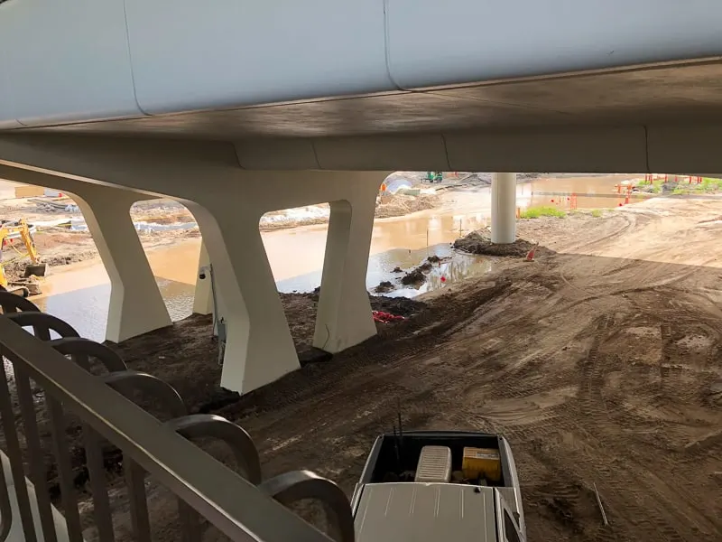 epcot entrance construction June 2019